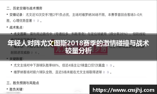 年轻人对阵尤文图斯2018赛季的激情碰撞与战术较量分析